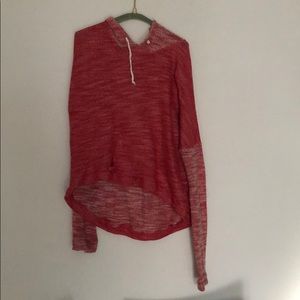 Blue life red hoodie size m